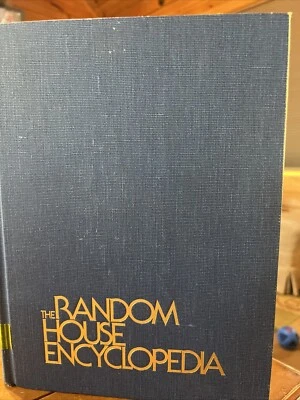 The RANDOM HOUSE ENCYCLOPEDIA 1977, Time Chart, HC, Ex-Lib - Image 1 of 4