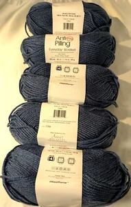 Annie's Kit Clubs Premier Anti Pilling Kammgarn Acrylgarn 5er Pack Indigo - Bild 1 von 7