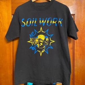 Vtg Soilwork Swedish Death Metal Band Cotton Black All Size Unisex Shirt KN144 - Picture 1 of 2