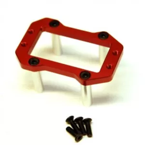 STRC STR320430R Alum Steering Servo Mounting Plate w/Posts Red : Outcast 6S - Picture 1 of 1