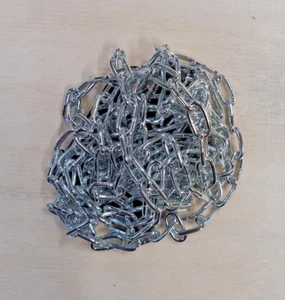 2,5 Meter verzinkte Stahl geschweißte Kette - 2,5 mm x 14 mm - Bild 1 von 2