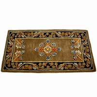 44 X22 Oriental Rectangle Wool Fire Resistant Fireplace Hearth