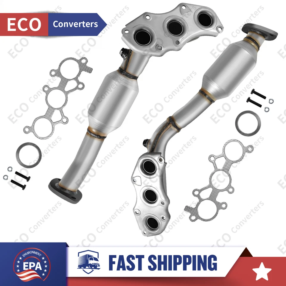 2x Catalytic Converter For 2007-2015 Lexus GS350 3.5L AWD ONLY - Изображение 1 из 4