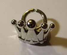 Vintage Burger King Plastic King Ring Silver Scarce