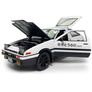 1/20 Initial D AE86 Model Car Diecast Toy Cars Toys for Boys Kids Gifts Adults - Picture 1 of 12