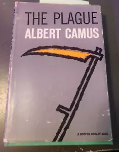 THE PLAGUE by Albert Camus 1948 Modern Library Vintage Hardcover DJ Classic Book - Picture 1 of 5