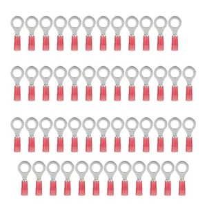 50x 22-16 Stärke 19A Ring elektrisch isoliert Schnellspleiß Crimp Klemmen - Bild 1 von 1