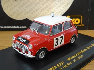 IXO MORRIS COOPER S MONTE CARLO RALLY HOPKIRK WINNER 1964 CAR MODEL RAC083 1:43 - Picture 1 of 3
