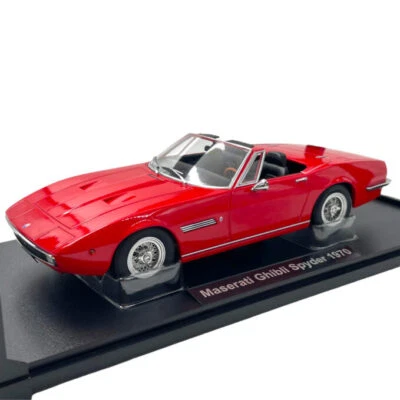 Modellino Auto KK 1/18 Maserati Ghibli Spyder 1970 Red - Immagine 1 di 4