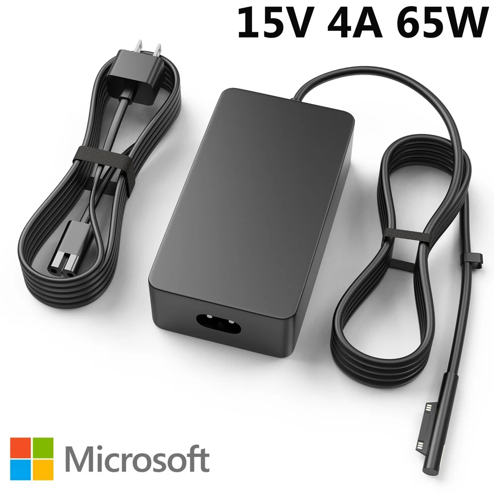 65W Charger For Microsoft Surface Pro 3 4 5 6 7 8 X Surface Go Surface Book 2 - Image 1 of 4