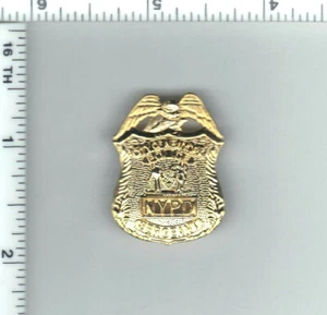 Police Sergeant Novelty Cut-Out Letters 1" Mini Pin - Picture 1 of 1