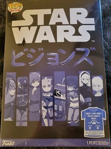 Star Wars Animated Visions POP! Camiseta Funko Talla Mediana Nueva en Caja Unisex - Imagen 1 de 3