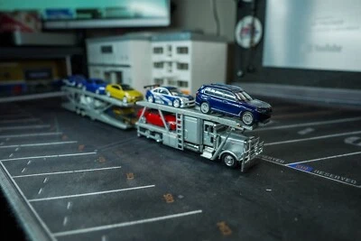 DCP 1/64 Peterbilt 389 CUSTOM MADE CAR HAULER - Image 1 of 4