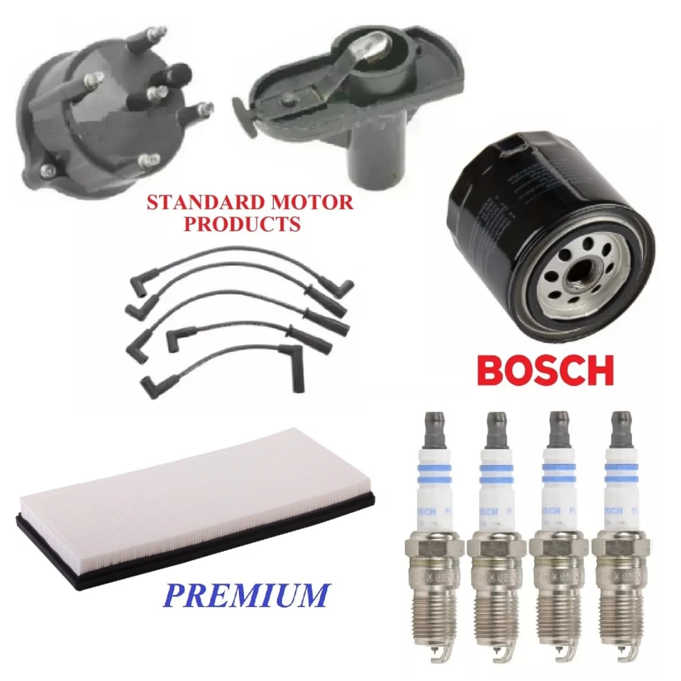 Tune Up Kit Filters Cap Wire Spark Plugs For JEEP TJ L4 2.5L 1997-2002 - Image 1 of 1