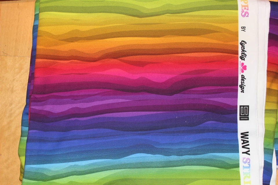 3,00 x 1,64 Meter Sweatshirt Stoff Fench Terry Sommersweat Swafing Farbverlauf - Bild 1 von 1