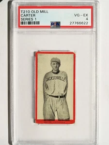 Old Mill T210 #42 Carter (Jacksonville) 1 1910 (PSA 4 VGEX) - Imagen 1 de 2