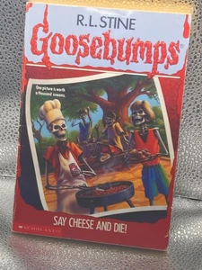 Vintage Goosebumps Say Cheese and Die #4 R.L. Stine 1992 First Scholastic Print - Picture 1 of 4