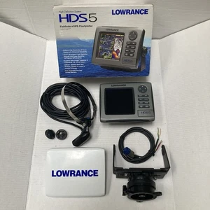 Lowrance HDS5 Gen1 Fishfinder GPS Plotter Lake Insight Completo Probado LEER - Imagen 1 de 23