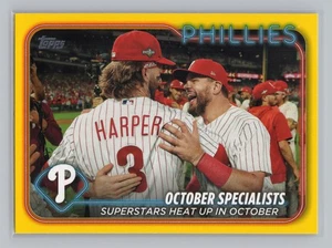 2024 Topps #275 October Specialists: Superstars Heat Up in October Yellow - Bild 1 von 2