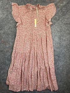 Nuevo con etiquetas Vestido recto Tío Frank Chintz Floral Grannycore Cottage XL Rosa - Imagen 1 de 12