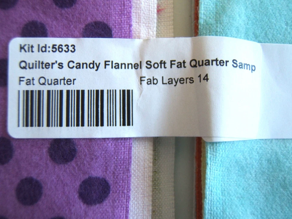 Vintage Connecting Threads 14 FLANNEL Fat Quarters 17.5" x 21" Quilter's Candy - Image 1 of 4