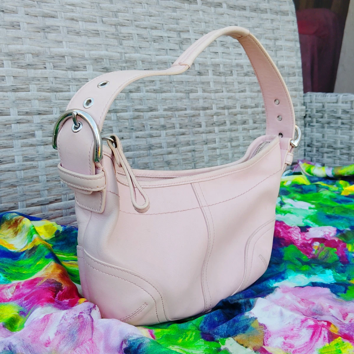 Preços baixos em Bolsa Coach rosa Soho | eBay