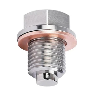 M14x1.25mm Car Universal Engine Magnetic Oil Drain Plug Screw Nut Bolt Sumps acc - Picture 1 of 4