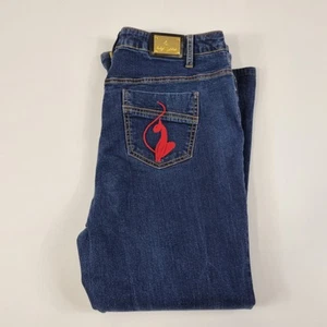 Pantalones de mezclilla azul oscuro Baby Phat - Imagen 1 de 3