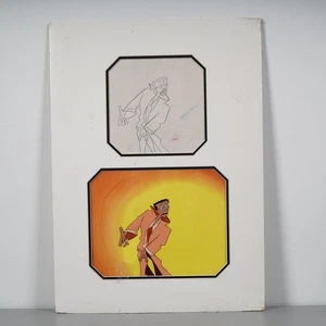 De colección HBO Mother Goose "Rappin' & Rhymin'" Animación Cel & Sketch Dúo - Imagen 1 de 5