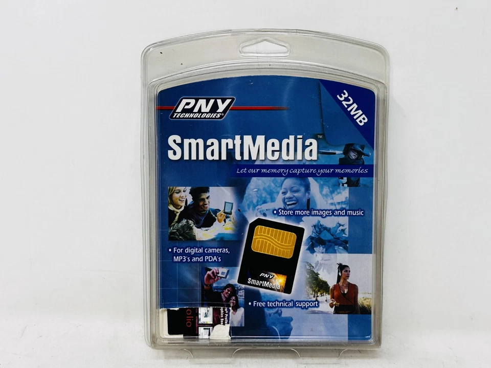 PNY 32MB SmartMedia Card - P-SF3032-RF Memory Card - NEW - Image 1 of 4