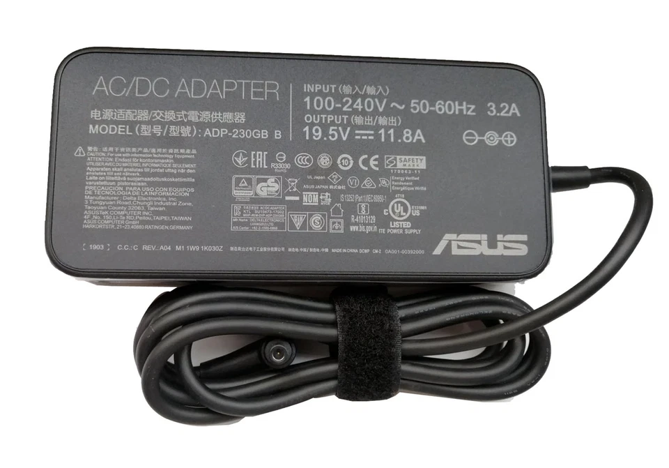 19.5V 11.8A 230W AC Adapter Charger For Asus ROG G731GU-EV038T G731GU-BI7N9 - Image 1 of 4