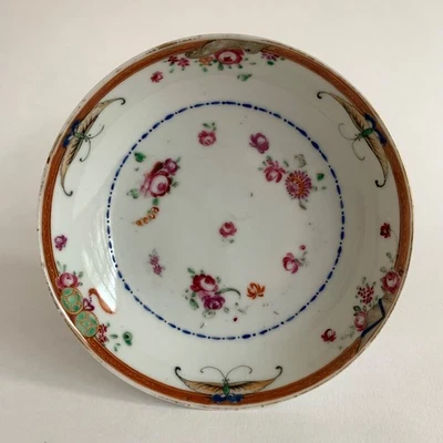 Antique 18th Century Chinese Famille Rose Porcelain Small Plate Qing Dynasty (3) - Bild 1 von 4