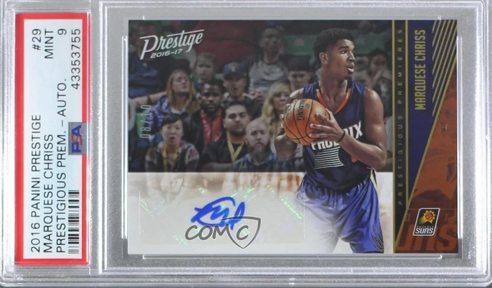 2016-17 Panini Prestige Marquese Chriss #29 PSA 9 MINT Rookie Auto RC - Image 1 of 2