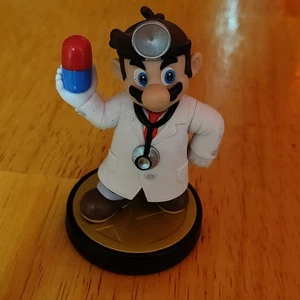 Dr. Mario Amiibo Nintendo Super Smash Bros Figure Tested Great Stocking Stuffer - Picture 1 of 2
