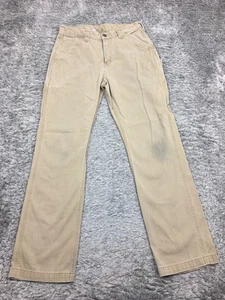 Salopette Carhartt Pantaloni da Lavoro Uomo 32x32 Kaki Relaxed Fit Carpentiere B324-DKH - Foto 1 di 22