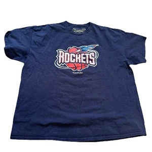 Houston Rockets Mitchell & Ness Hardwood Classics MVP Throwback Logo Camiseta 2XL - Imagen 1 de 3