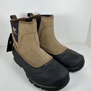New W/tags SOREL Buxton Pull On Water Proof Booys Insulated Men's Size 9 Winter - Picture 1 of 9