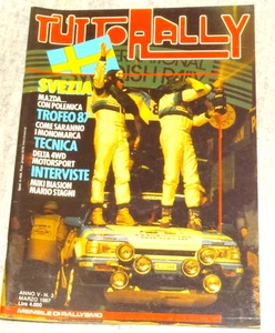 TUTTORALLY PERIODICO DI RALLYSMO MARZO 1987 - Foto 1 di 1