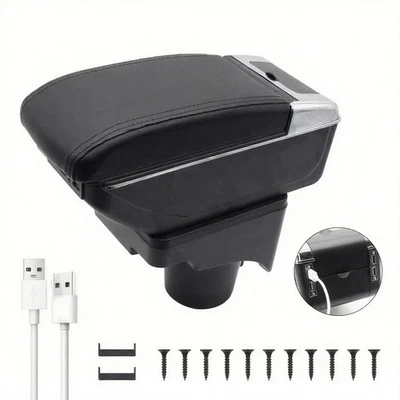 Armrest Box for Volkswagen VW Golf 6 Hatchback 2010-2012/Jetta 2007-2012 - 7 USB - Изображение 1 из 4