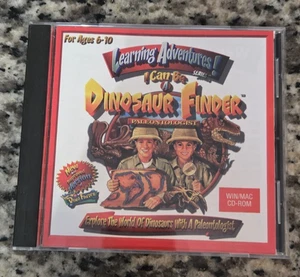 Learning Adventures: I Can Be A Dinosaur Finder Paleontologo PC MAC CD-ROM CIB - Foto 1 di 3