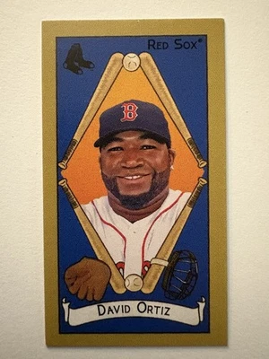 2025 Topps 206 Series 1 - David Ortiz Mini Sweet Caporal Back - Image 1 of 4