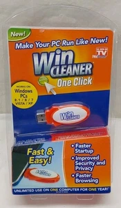 Win Cleaner USB-One Click, Fast & Easy Computer Clean,Optimize, Repair. New. - Picture 1 of 6