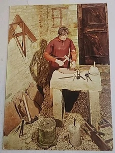 Vintage 70s Postcard Corinium Museum, Cirencester: Roman-British Stoneman - Picture 1 of 2