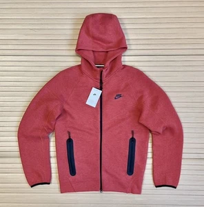 Nike Tech Fleece Windrunner Hoodie Light University Red Heather - Herren Small Neu - Bild 1 von 12