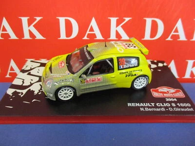 Die cast 1/43 Modellino Auto Renault Clio S 1600 Rally Monte Carlo 2004 Bernardi - Immagine 1 di 4