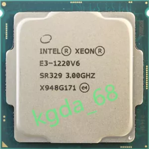 Intel Xeon E3-1220 V6 E3-1220V6 SR329 3.0GHz Quad Core 72W LGA1151 CPU Processor - Picture 1 of 1