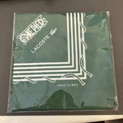 LACOSTE × ONE PIECE Crocodile Bandana Novelty Limited Made in JAPAN - Image 1 of 2