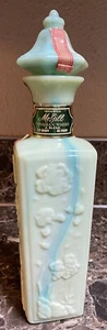 McGill Canadian Glass Green Teal Slag Whiskey Liquor Bottle Decanter 1972 Empty - Picture 1 of 8