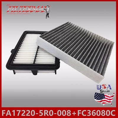 Filtro de aire motor y cabina 8194 + 36080C (carbono): Honda Fit 2015-2018 Foto 1 de 4