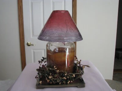 YANKEE CANDLE SILENCIADO OTOÑO SOMBRA/PLATO Y ANILLO VELA "NUEVO" Foto 1 de 4